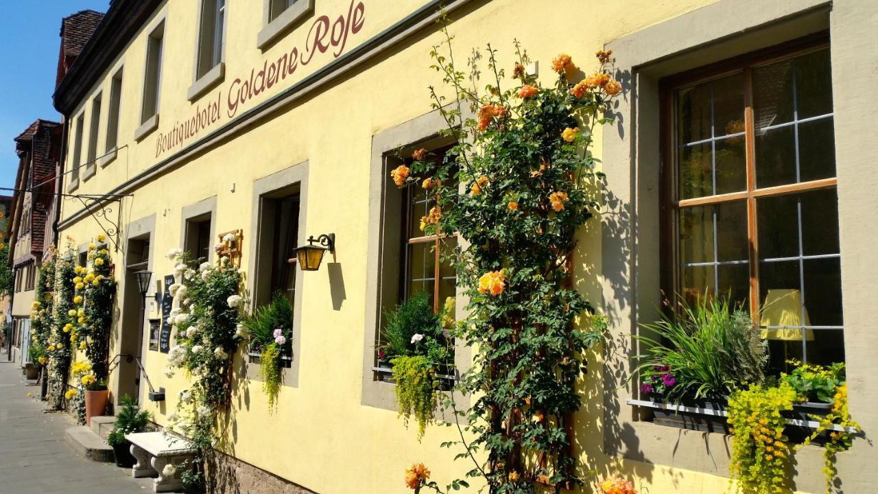 Boutiquehotel Goldene Rose Rothenburg ob der Tauber Extérieur photo