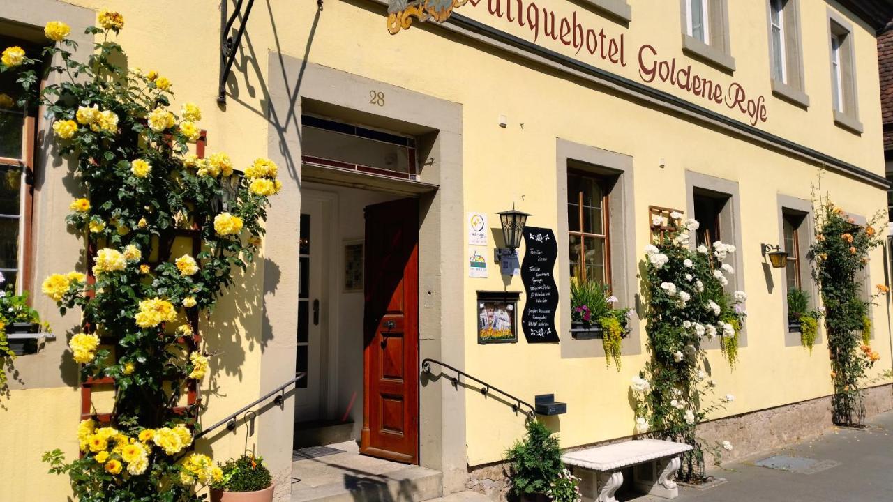 Boutiquehotel Goldene Rose Rothenburg ob der Tauber Extérieur photo